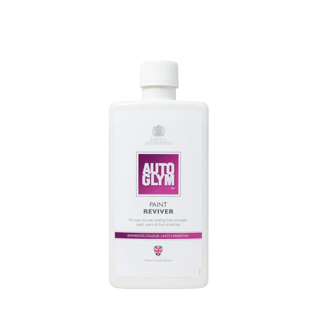 Autoglym paint reviver bottle on a white background