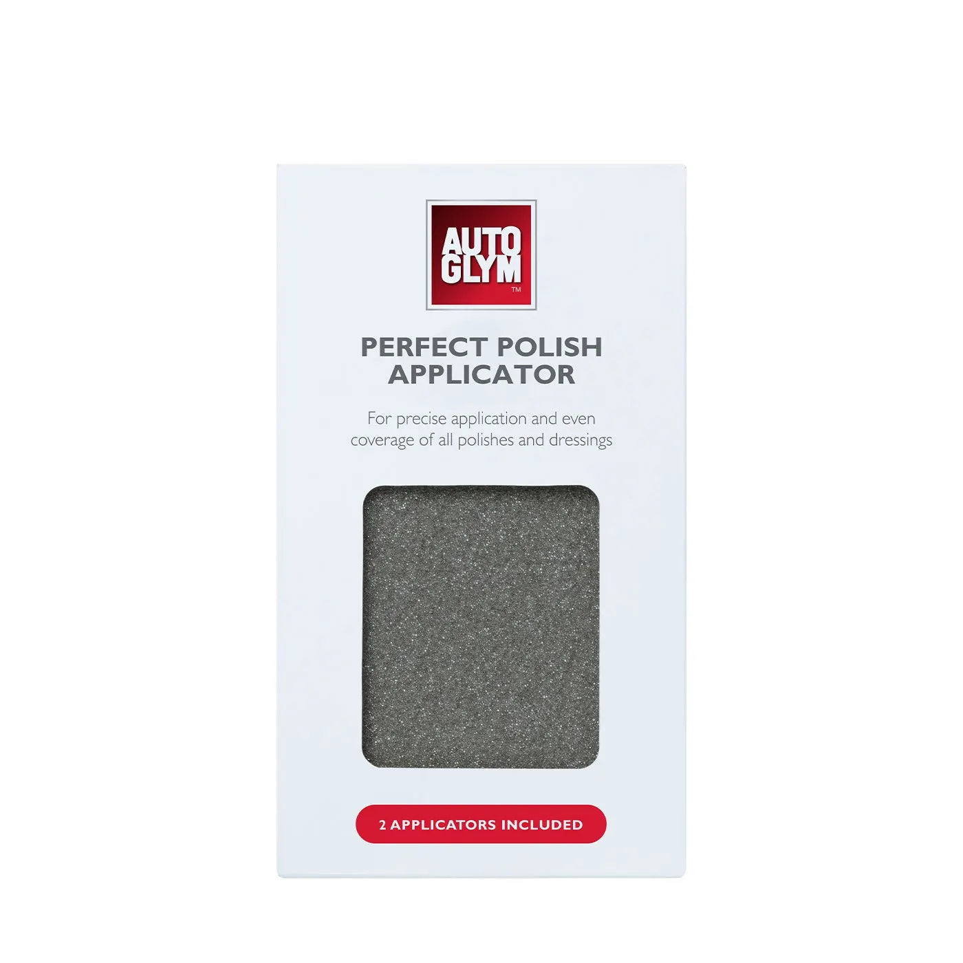 Autoglym Perfect Polish Applicator packaging on a white background