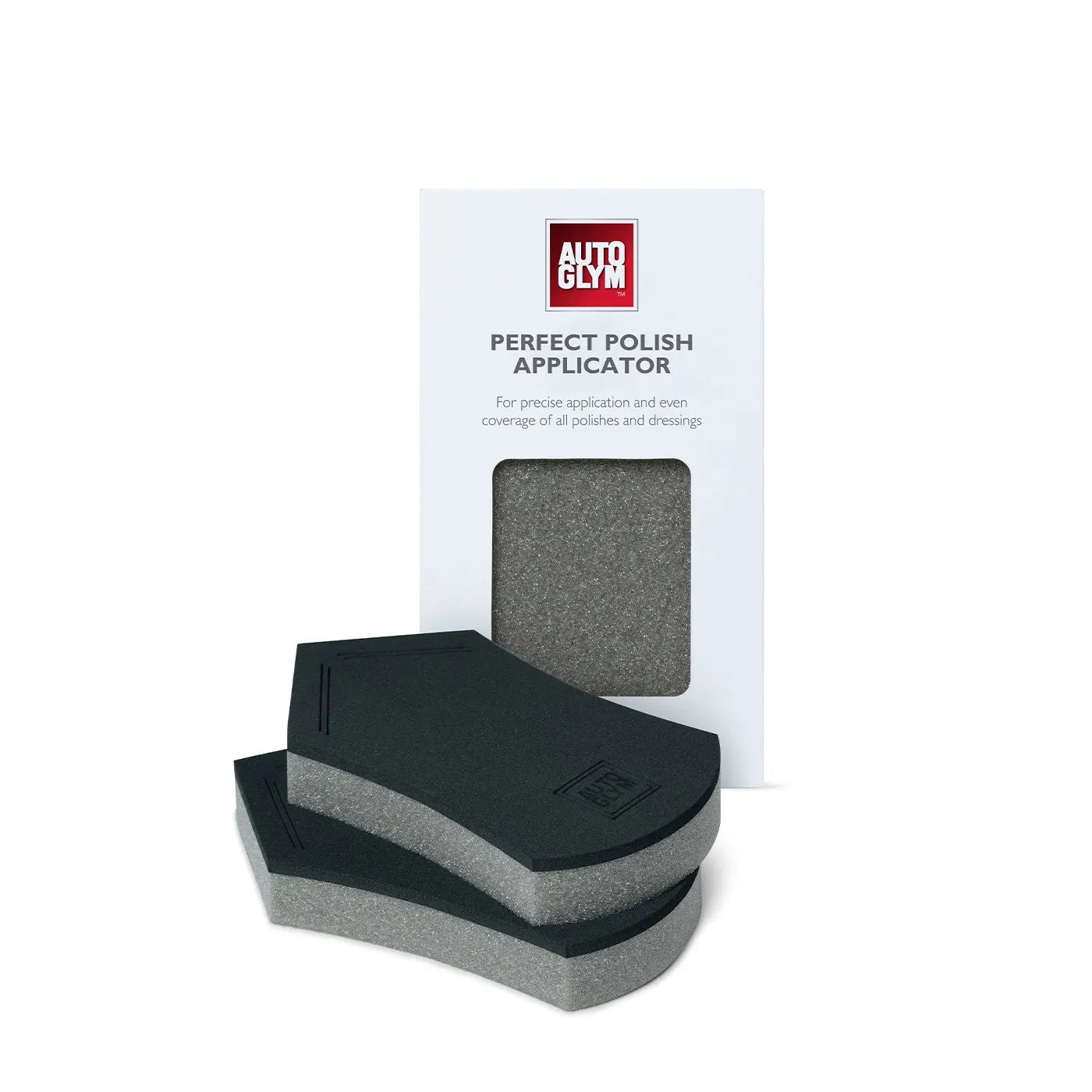 Autoglym Perfect Polish Applicator with packaging on a white background