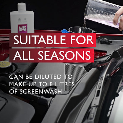 Autoglym Screen Wash. windscreen washer fluid. Best screen wash for summer and winter. bug and insect removing screen wash. Autoglym Cork Ireland