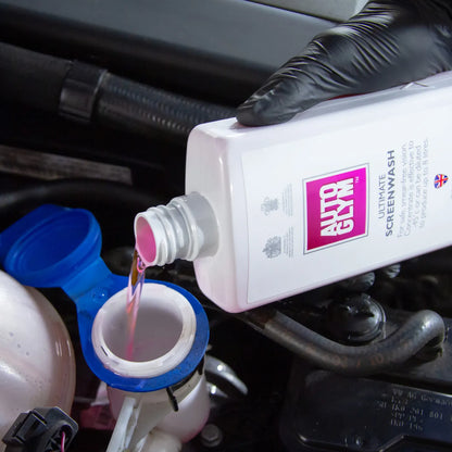 Autoglym Ultimate Screen Wash 500ml. windscreen washer fluid. Best screen wash for summer and winter. bug and insect removing screen wash. Autoglym Cork Ireland