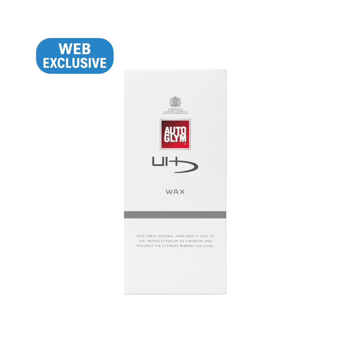 Autoglym UH+ Wax packaging on a white background