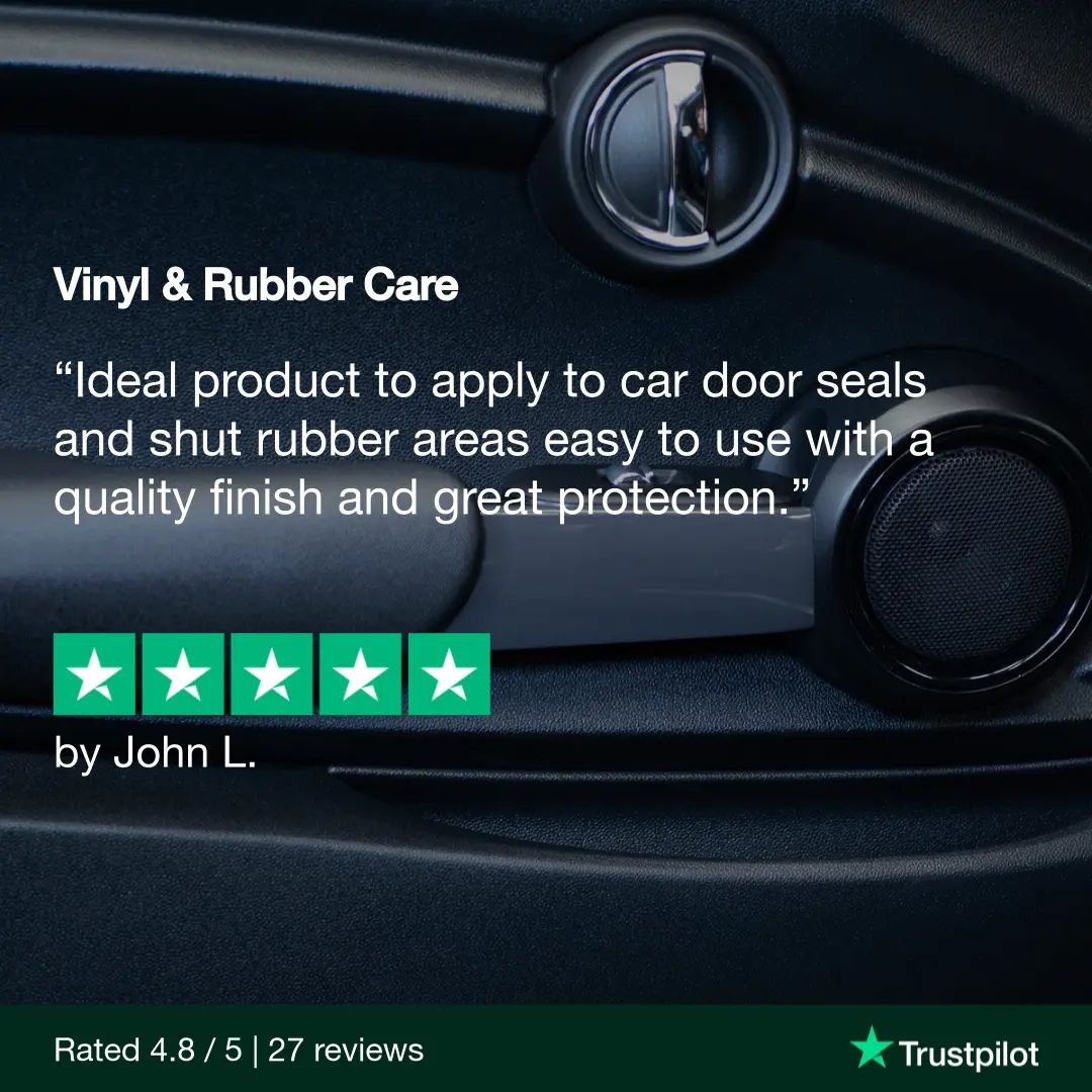Autoglym Vinyl & Rubber Care positive Trustpilot feedback