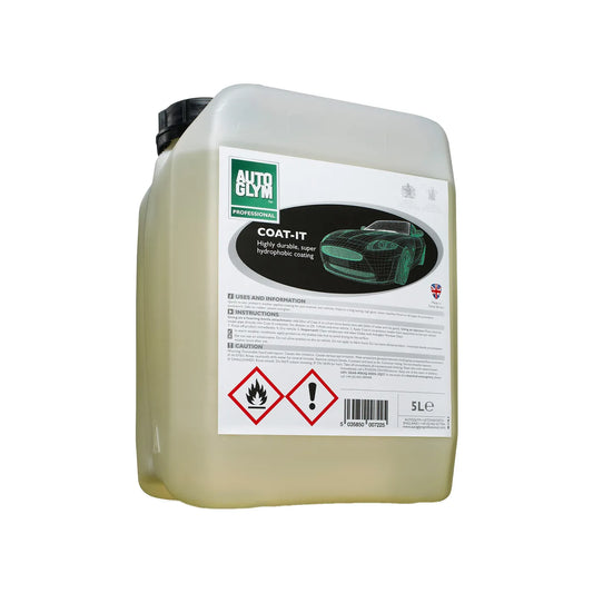 Autoglym Coat-it. Like Autoglym Polar Seal in 5L. Autoglym coat it for lorries. coating and protection for lorries. Best coat Autoglym. Shine and hydrophobic.