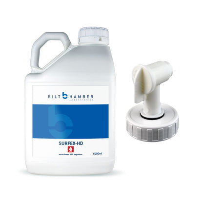 Bilt Hamber Surfex HD All Purpose Cleaner APC. Spray Bottle with Spray Head. Best APC. Water based APC to clean wheel. citrus pre-spray. like TFR for cars and oven degreaser. Bilt Hamber Ireland. Bilt Hamber Cork Ireland