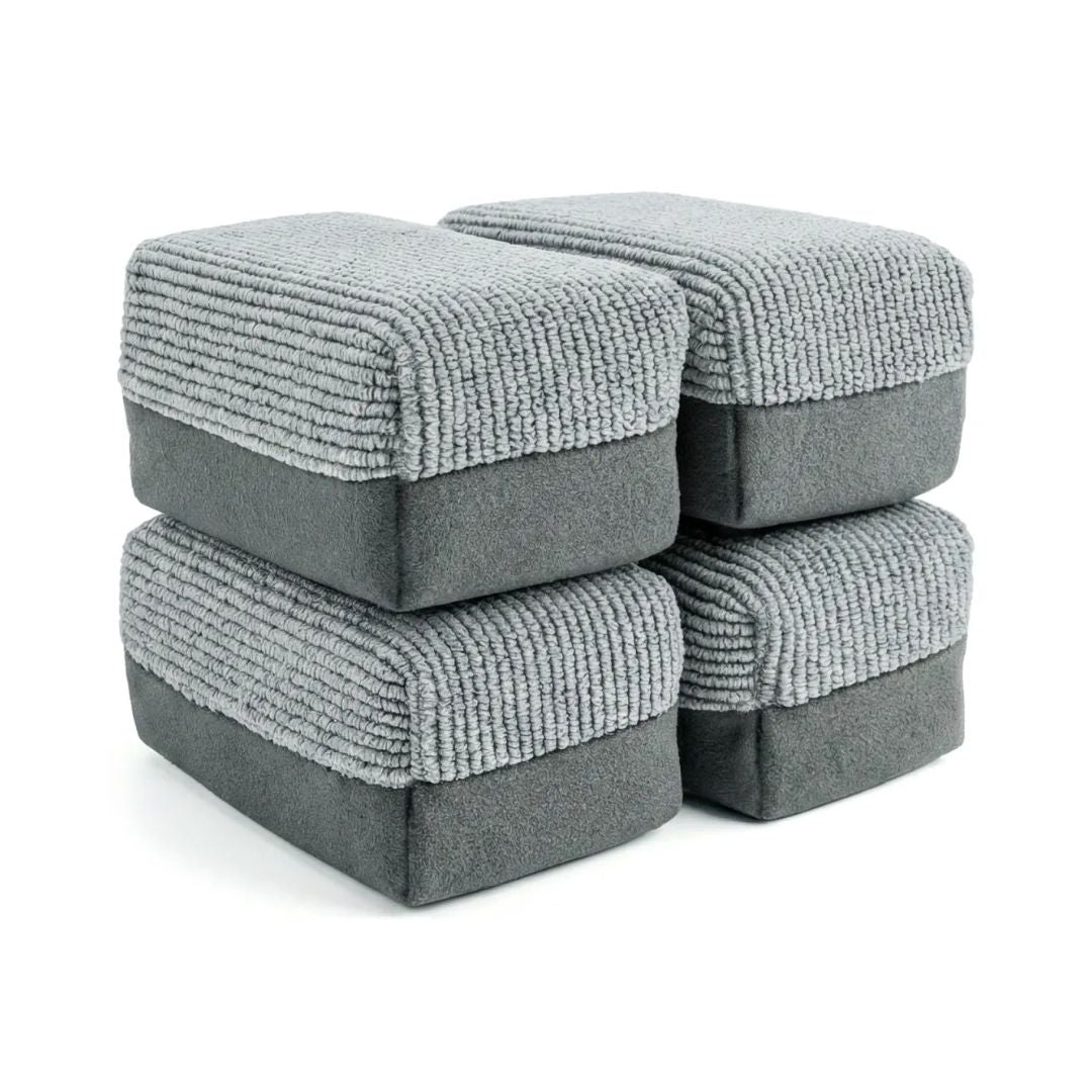 Pack of grey coating applicator with packaging displaying product details on a white background. Chemicalworkz applicator.