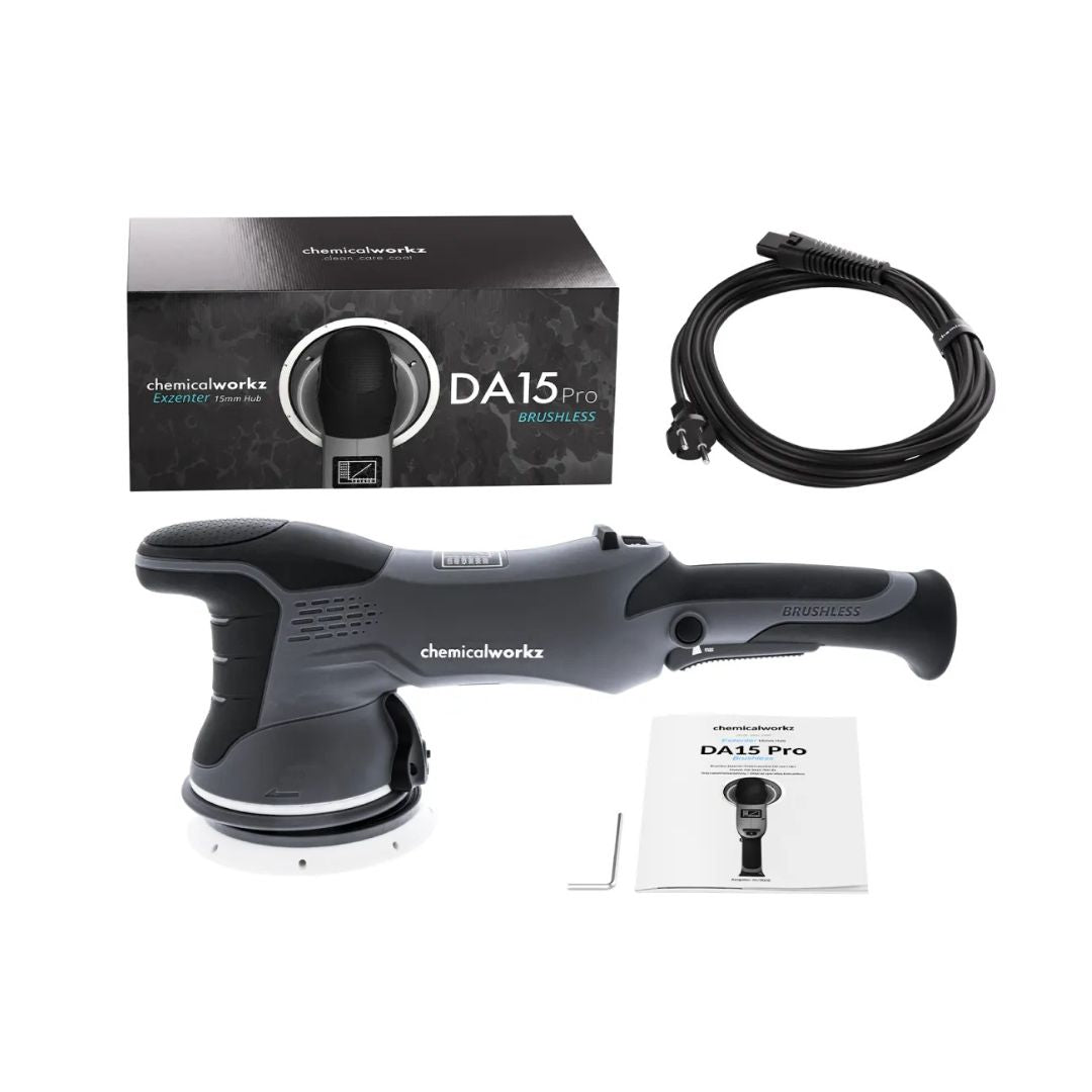 Chemicalworkz DA15 Pro - Brushless 21mm Orbit Dual Action Polisher uboxed