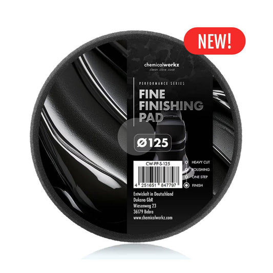 Chemicalworkz Polishing Pad 125 mm (5") - Fine Finishing Black with new label
