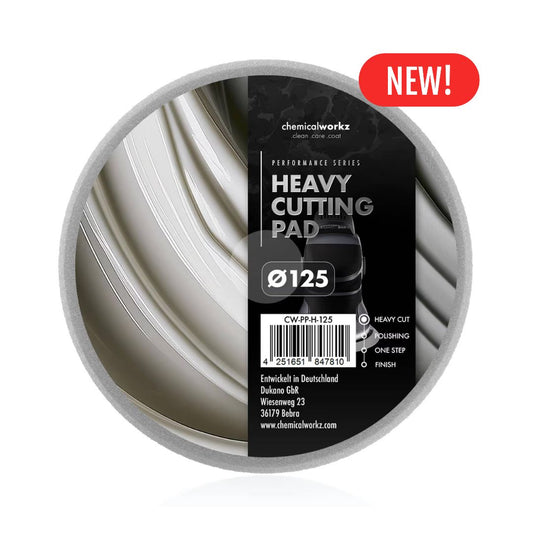 Chemicalworkz Polishing Pad 125 mm (5") - Heavy Cut Grey chemicalworkz with new label