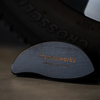 Chemicalworkz Stiff Carpet, Textile and Fabric Brush Cleaning brush with packaging on a white background