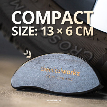 Chemicalworkz Stiff Carpet, Textile and Fabric Brush Cleaning brush with packaging on a white background