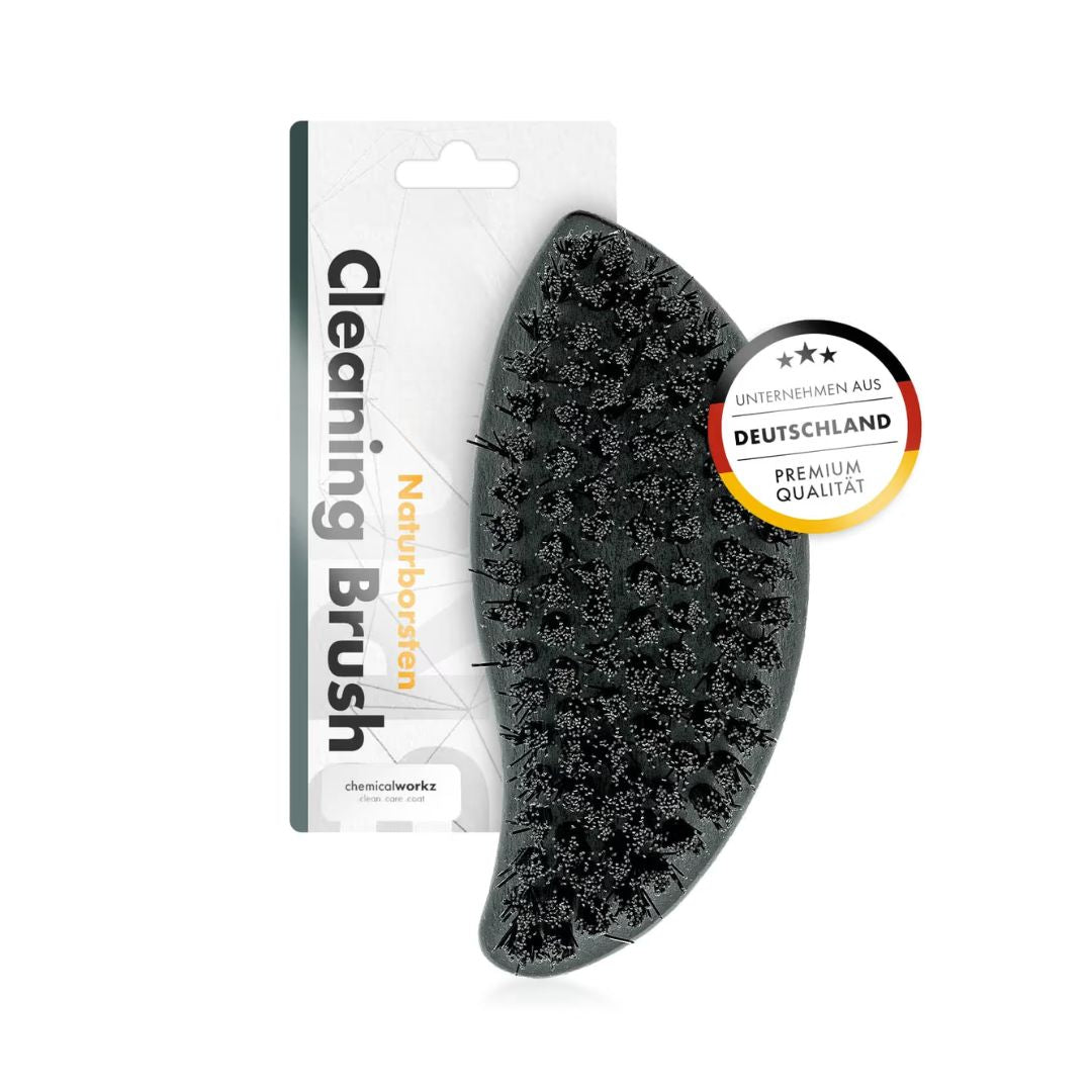 Chemicalworkz Stiff Carpet, Textile and Fabric Brush Cleaning brush with packaging on a white background