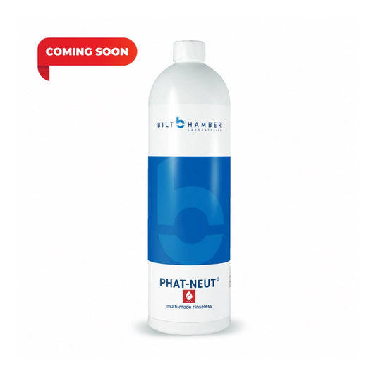 Bilt Hamber Phat-Neut bottle with 'Coming Soon' label on a white background