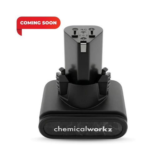 Chemicalworkz EVO Upgraded Battery 12V 5Ah Front view on white background