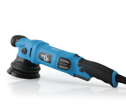 DAS-6 Pro Plus Dual Action Polisher (15mm orbit). blue polisher with pads, backing plate and carry case. DAS polisher Ireland