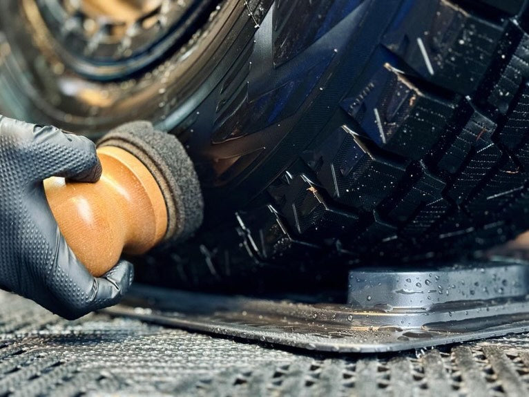 RIMMATS Rim Mats Wheel Platform for Cleaning and Dressing. Rimmats Ireland