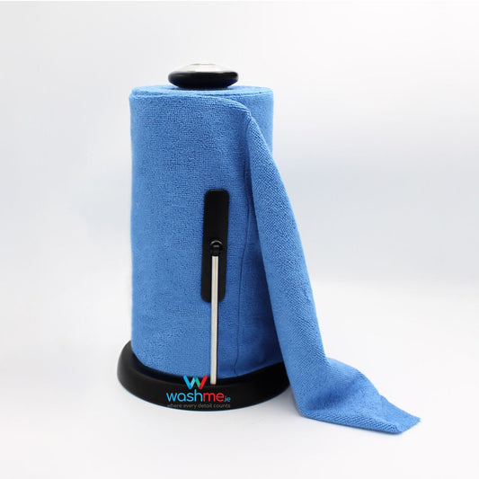 Microfibre roll holder. like kitchen roll holder. heavy base and neat design. mircofibre roll Ireland