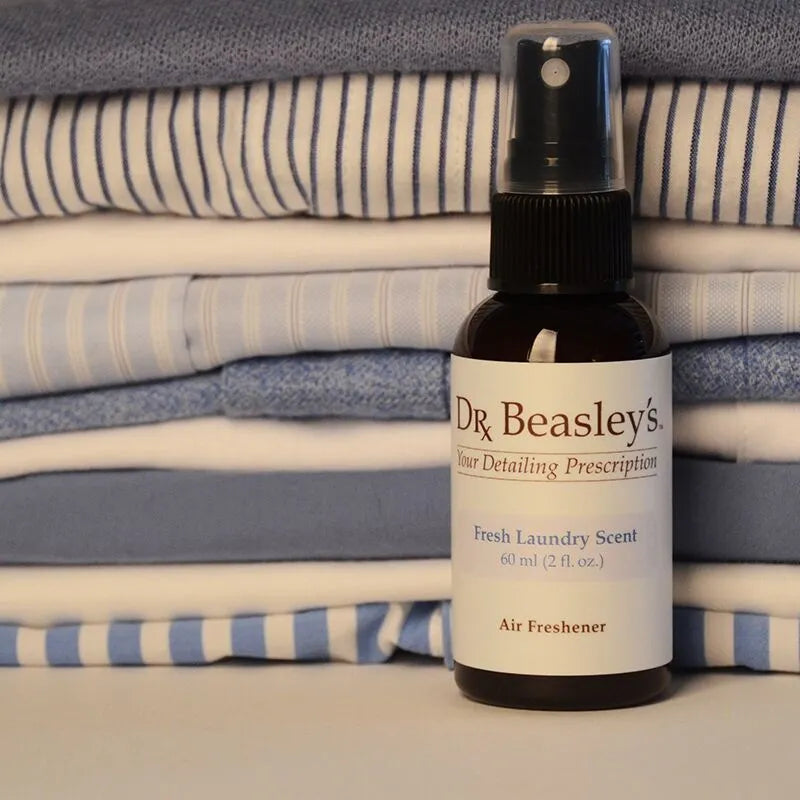 Dr. Beasley's Air Freshener Fresh Laundry Scent. Dr. Beasley’s unique Fresh Laundry Scent uses all-natural essential oils to produce a natural and pleasing clean cotton aroma for your car.