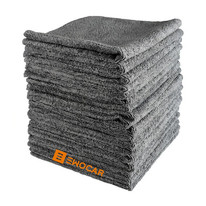 Stack of EWOCAR Edgeless Microfibre Cloth 320gsm - 20 Pack. Ewocar Ireland