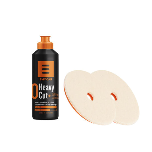 EWOCAR Heavy Cut+ with Wool Pad Bundle. Ewocar Ireland