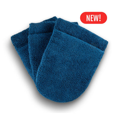 EWOCAR Microfibre Coating and Sealant Finger Applicator 3 Pack in blue with new label. EWOCAR Ireland 