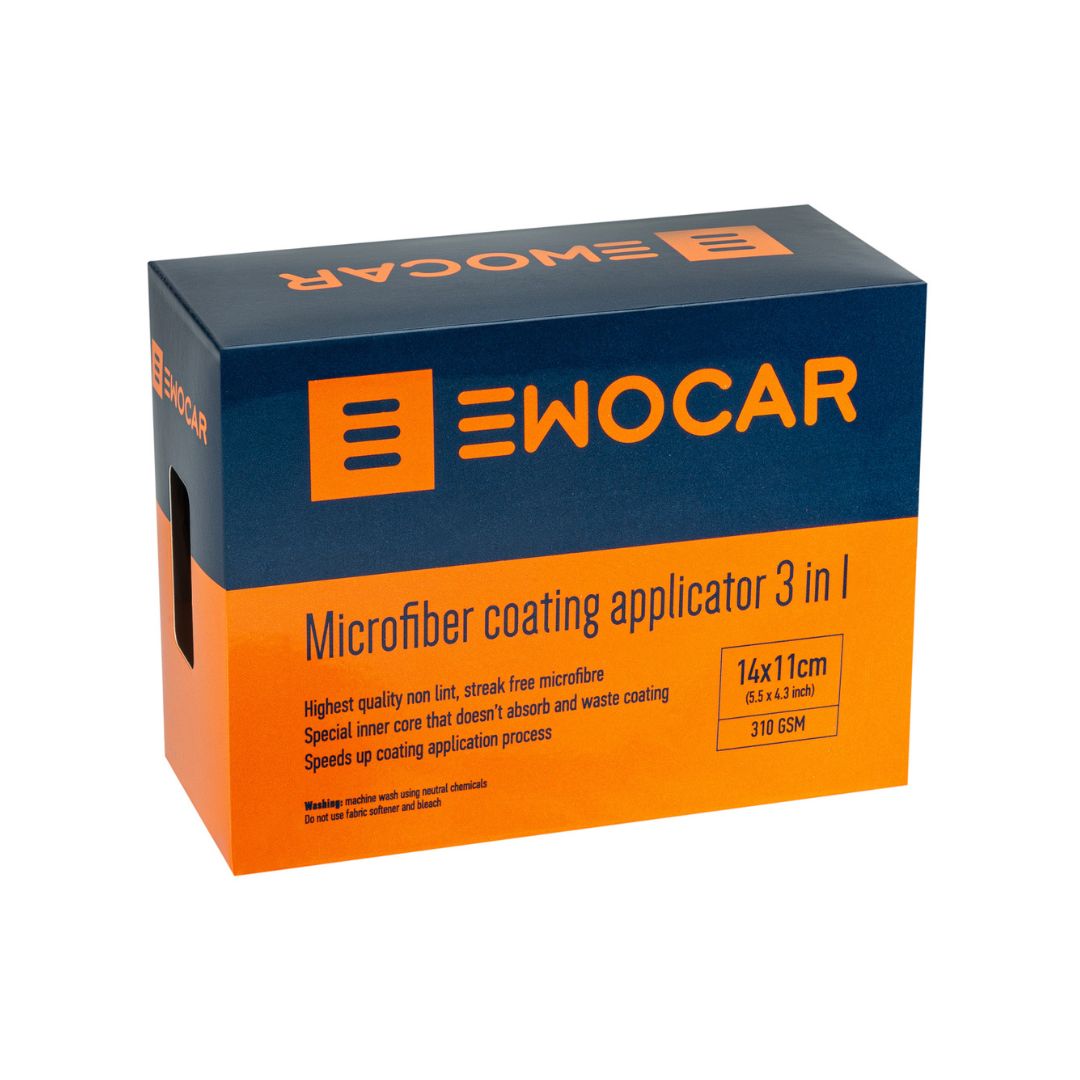 EWOCAR Microfibre Coating and Sealant Finger Applicator 3 Pack EWOCAR