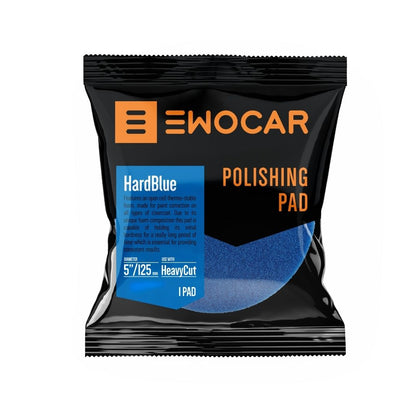 EWOCAR polishing pad packaging with black and orange design on a white background