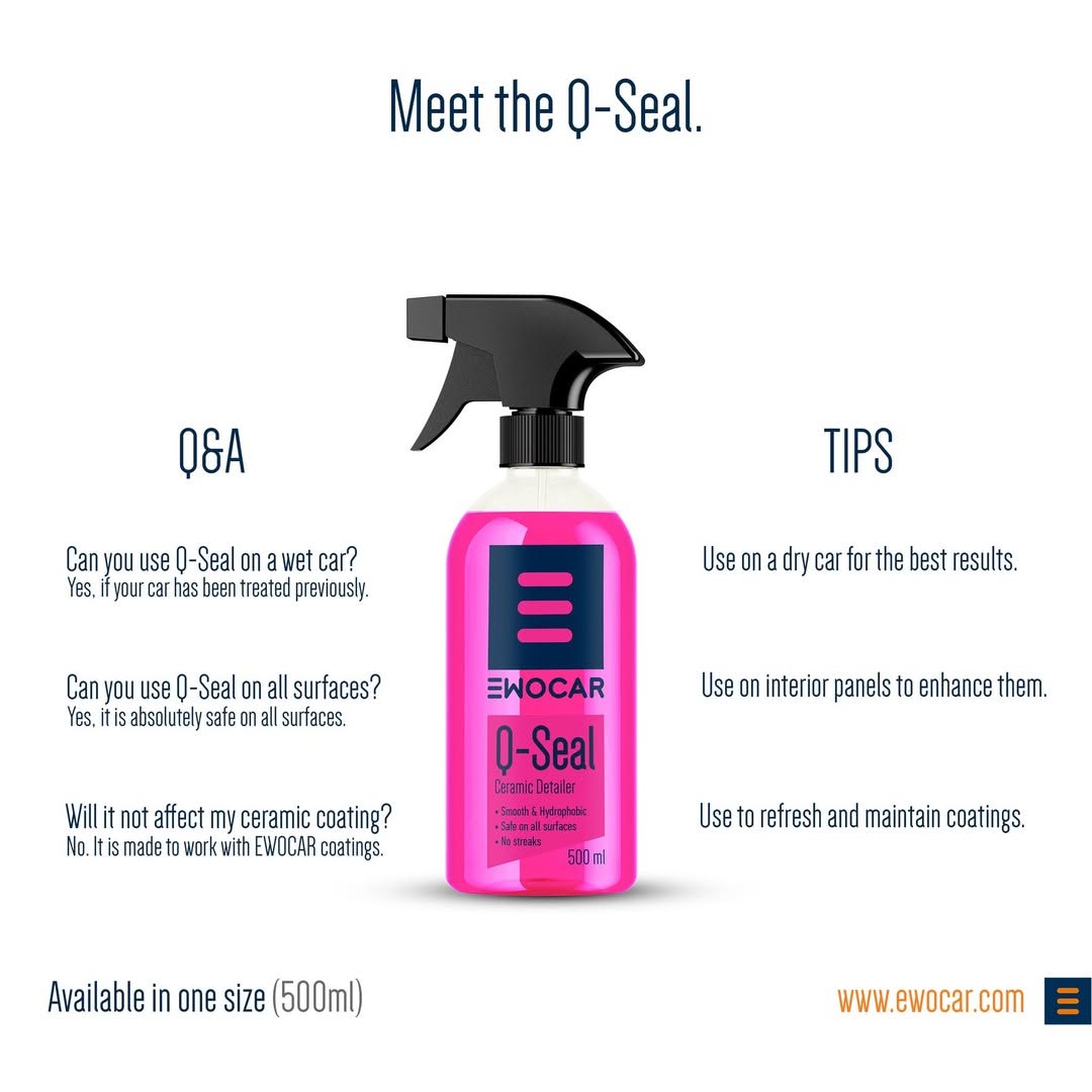 EWOCAR Q-SEAL Ceramic Quick Detailer 500ml