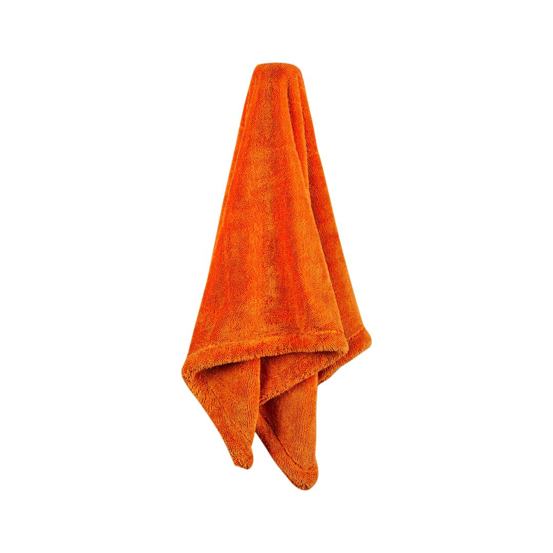 EWOCAR Special Twisted Loop Drying Towel – Orange (1200gsm/90x60cm). 