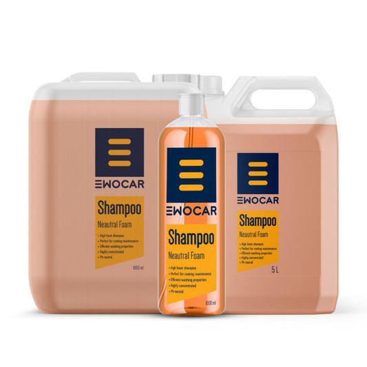 EWOCAR Neutral Foam Shampoo is the go-to choice for safe and effective maintenance washes.
