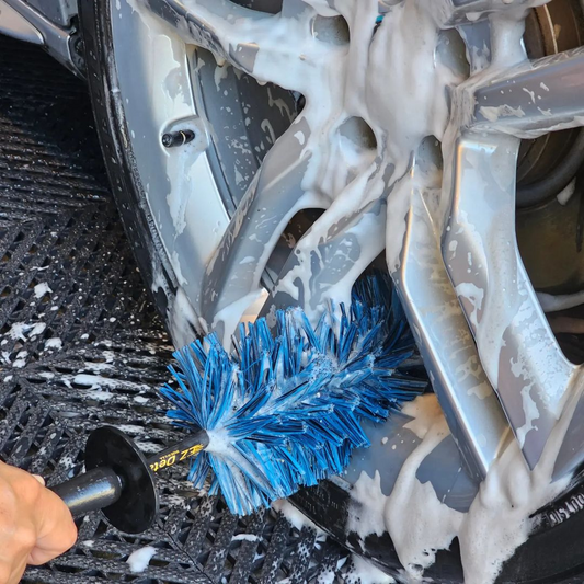 Use Wheel Cleaning Brushes For Engine Bay Cleaning 