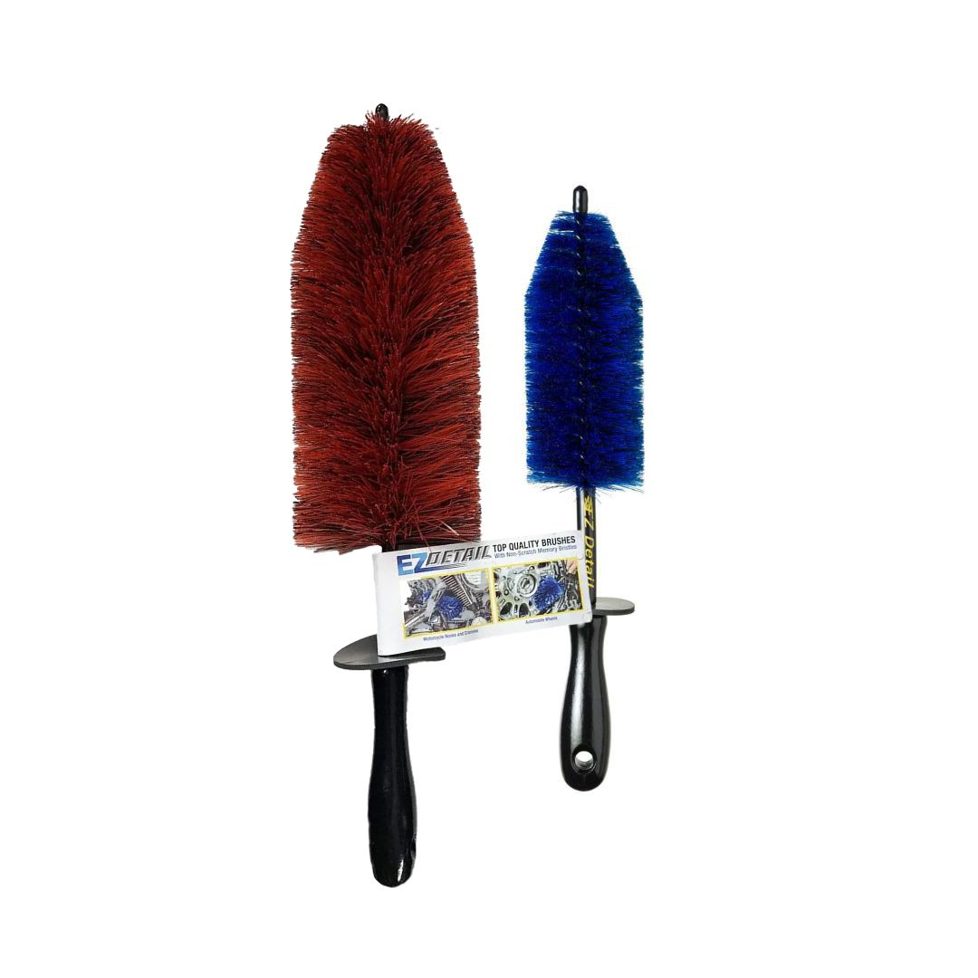 EZ Detail Brush Pack - 2 Brushes in red and blue