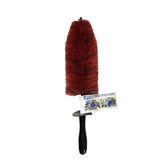 EZ Detail Wheel Brush Large - Wheel & Engine Bay Brush in Red