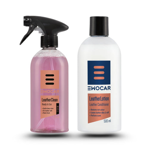 EWOCAR Leather Care Bundle - Cleaner and Conditioner