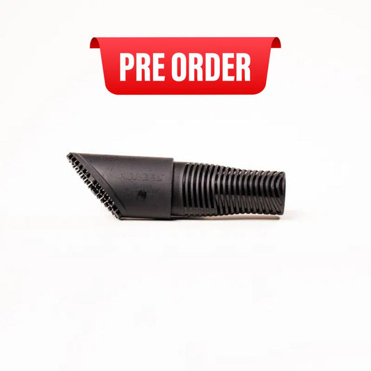 Black Fur eel pet hair  with 'PRE ORDER' label on a white background