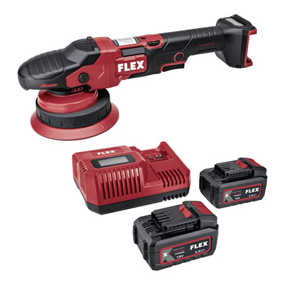Flex XFE 15 150 Cordless Dual Action Polisher Kit
