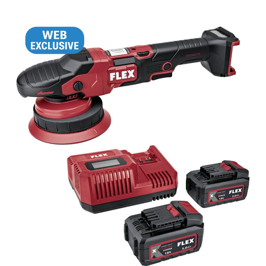 Flex XFE 15 150 Cordless Dual Action Polisher Kit