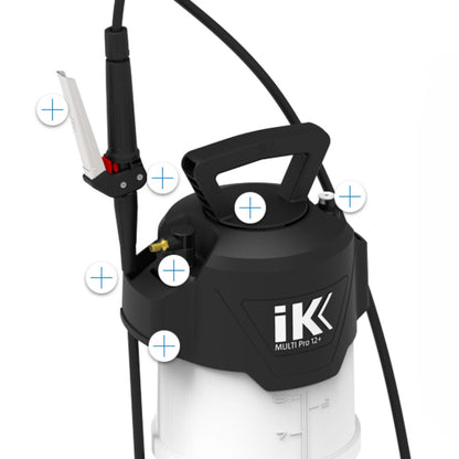 IK Multi Pro 12+ Sprayer. IK pump sprayer 6 liter. best sprayer for car wash. TFR sprayer for lorry and trucks and vans. IK Ireland. IK sprayer Cork Ireland