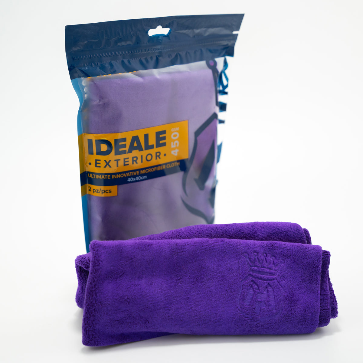 Labocosmetica IDEALE EXTERIOR Microfibre Cloth- 2 Pack. Best microfibre for rinseless and waterless washes. Best cloth and towel to apply coatings and sealants including ceramic spray