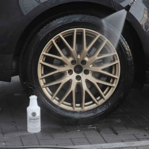 Infinity Wax Incinerate is a highly concentrated, alkaline wheel cleaner that has been designed for contactless wheel cleaning or effortless deep cleaning of both wheels and tyres. Infinity Wax Ireland