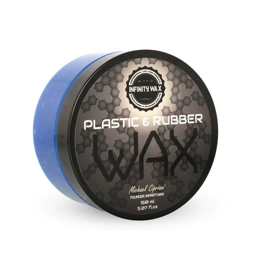 Infinity Wax Rubber and Plastic Wax restores unpainted plastics and rubber to a factory fresh finish while also adding a powerful protective layer that repels water and dust. Infinity Wax Ireland