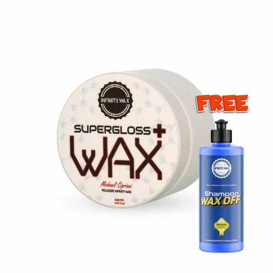 Infinity Wax SuperGloss+ Show wax. Super gloss and hydrophobic. Best show wax with 6 months durability. Infinity Wax Ireland