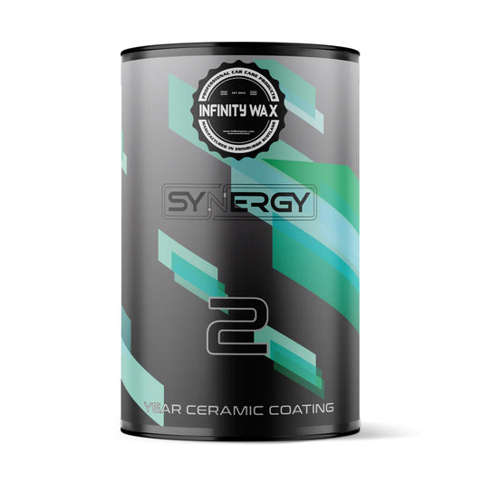 Infinity Wax Synergy 2 is a beginner and outdoor friendly ceramic coating that lasts up to 2 years. Infinity Wax Ireland