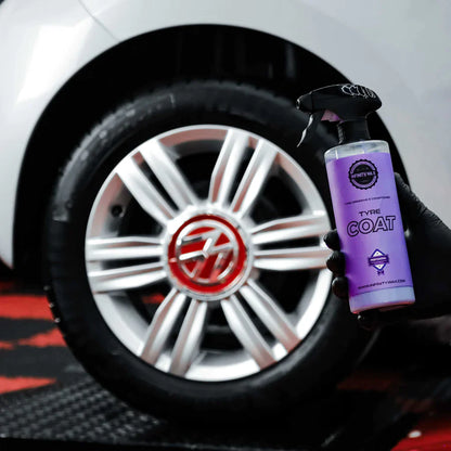 Infinity Wax Tyre Coat is a sprayable Si02 and powerful polymer Tyre Dressing with a factory satin finish and superb tyre darkening. Infinity Wax Ireland. Infinity Wax Cork