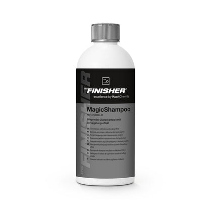 Bottle of TKoch Chemie The Finisher TropicSnow car wash shampoo on a white background