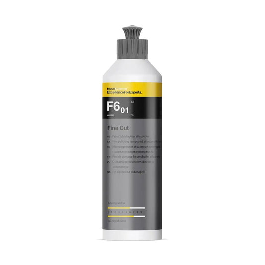 Koch Chemie Fine Cut F06.01. - 250ml bottle on white background 