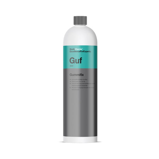 Koch Chemie GUF Gummifix bottle on a white background