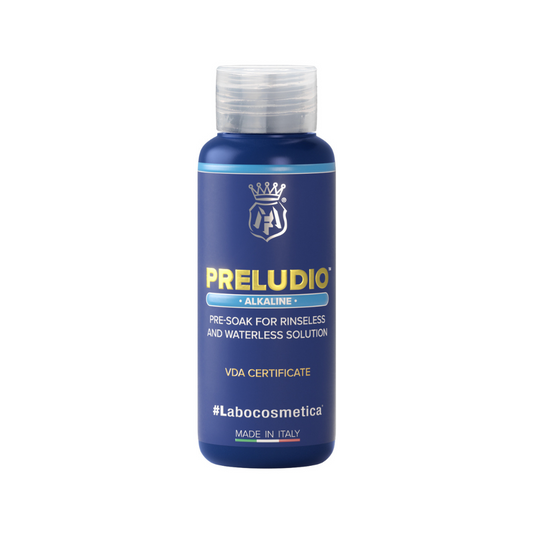 Labocosmetica Preludio is an alkaline pre-soak for Rinseless and Waterless products such as Idrosave and Maniac Waterless specifically for organic contamination such as traffic film, dirty wheels, insects and bugs, smog deposits, exhaust fumes, fuel traces and even difficult stains such as bird droppings, which a neutral product struggles to remove or needs longer time.&nbsp;