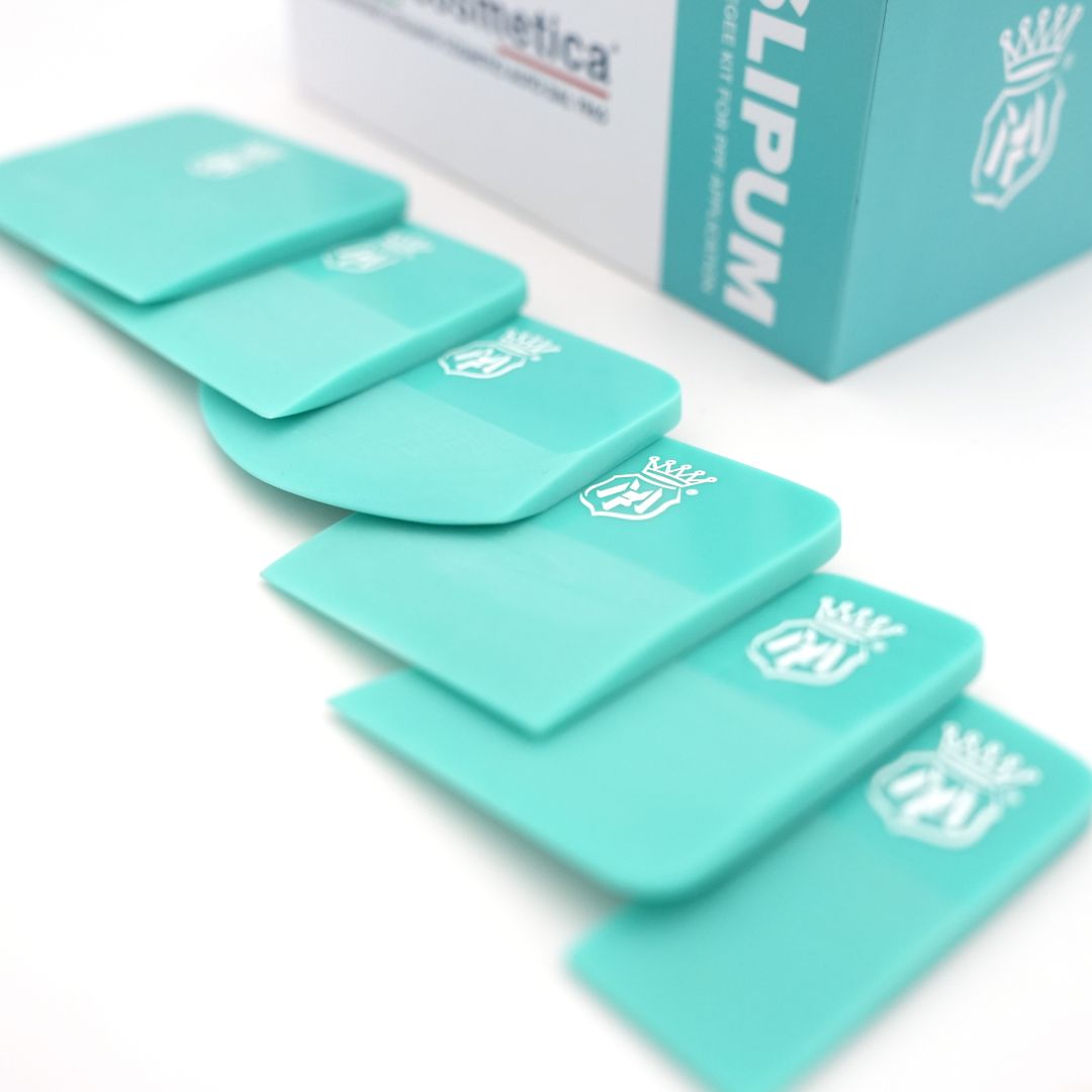Labocosmetica SLIPUM - PPF Squeegee in green on white background. Labocosmetica Ireland
