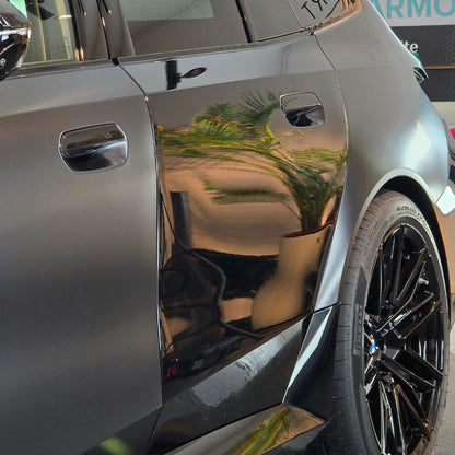 Labocosmetica Armorius Matte and Satin PPF on Black BMW M5. PPF Ireland from Labocosmetica